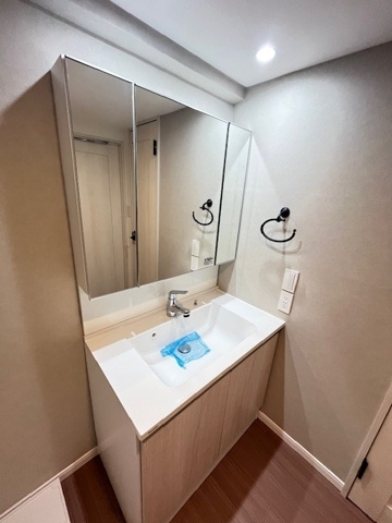 新品家具付きマンション芝浦30(KaGood東京)の洗面所