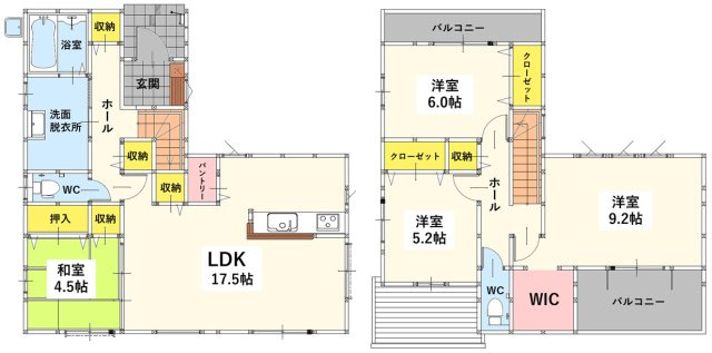 小倉南区津田新町1丁目4期の間取り