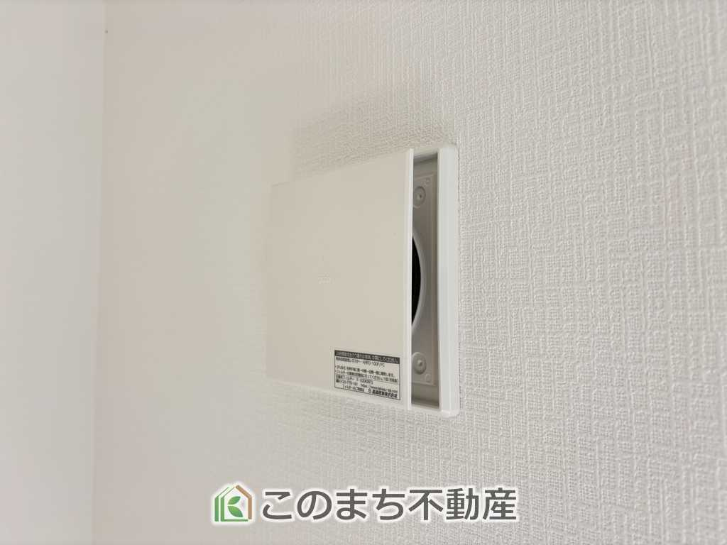 CRADLEGARDEN宇都宮市今宮第3の設備|24時間換気システムでお部屋の空気は常に入れ替えできるようになっています！
