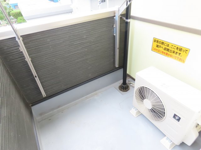 シエテ杭瀬南のバルコニー