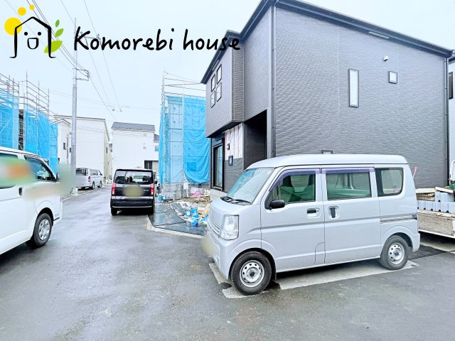 上尾市大谷本郷　9期　新築一戸建て　グラファーレ　03の前面道路含む現地写真|撮影：'26/02/24