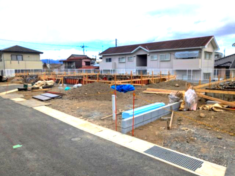 CRADLE GARDEN吉井町吉井川第3の前面道路含む現地写真