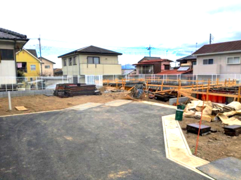 CRADLE GARDEN吉井町吉井川第3の前面道路含む現地写真