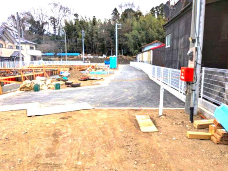 CRADLE GARDEN吉井町吉井川第3の前面道路含む現地写真