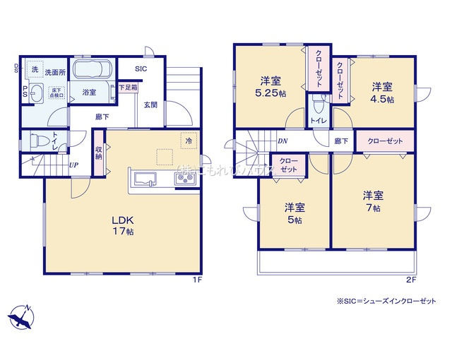 上尾市大谷本郷　9期　新築一戸建て　グラファーレ　04の区画図|全12区画・4号棟