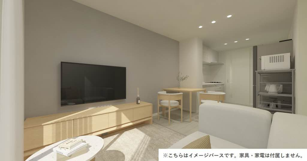 アメニティタウンＢの居間・リビング