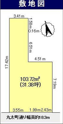 【区画図】 | 【新築】京都市上京区丸太町マンション