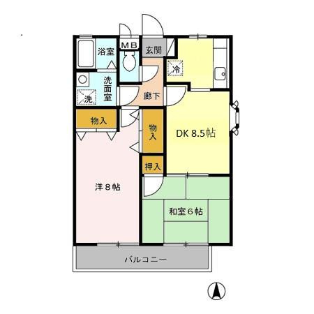 【間取り】 | パピヨン四谷