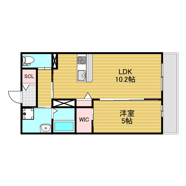 suite terrace relierの間取り