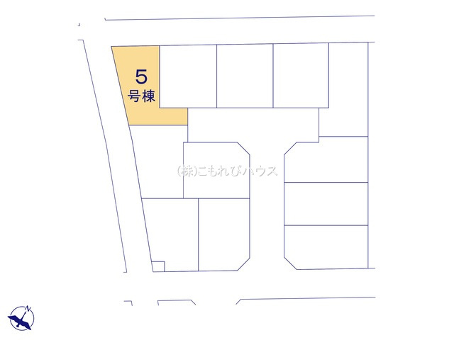 上尾市大谷本郷　9期　新築一戸建て　グラファーレ　05の区画図|全12区画・5号棟