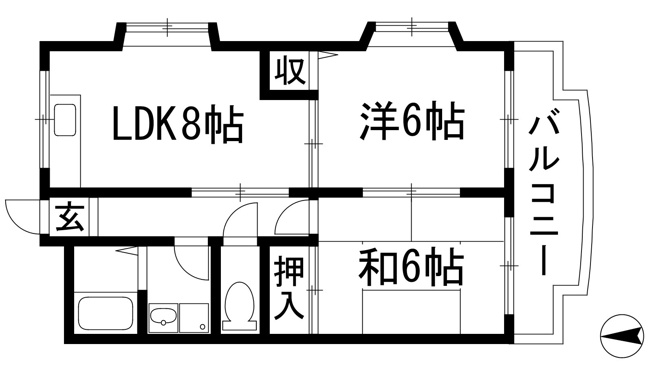 【間取り】 | リヒテール中山