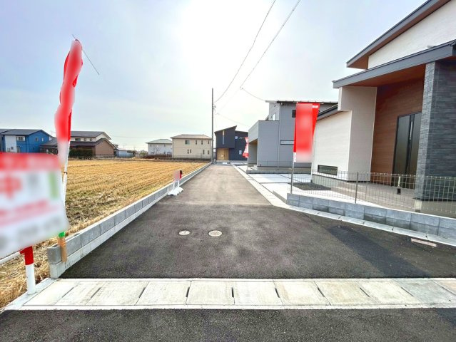 ダイマルタウン　一宮市西五城第4　全4区画分譲の前面道路含む現地写真|■前面道路　■ヤマダ不動産　株式会社リライフ　
■夢のマイホーム購入をフルサポートします！