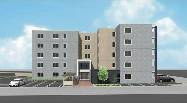 レジデンス白石中央Ⅲの外観パース