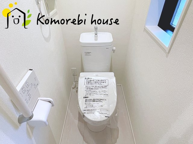 上尾市大谷本郷　9期　新築一戸建て　グラファーレ　07のトイレ|トイレも気になるポイント