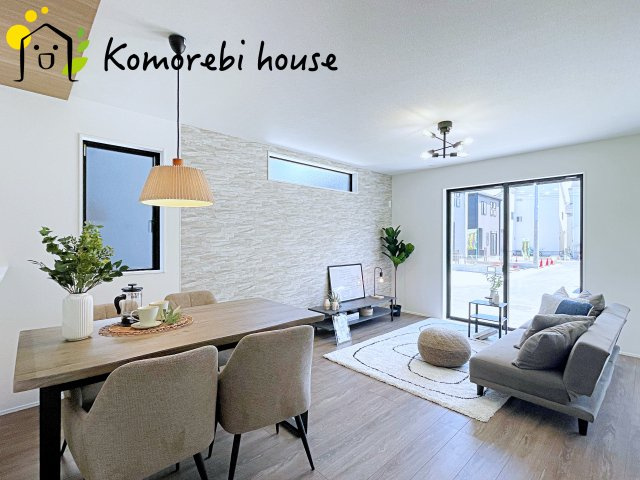 上尾市大谷本郷　9期　新築一戸建て　グラファーレ　07の居間・リビング
