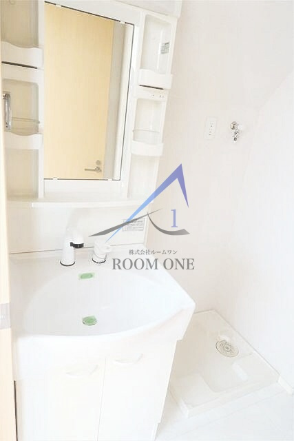 カーサ　ビアンカ　トキワダイの洗面所|洗面台です。