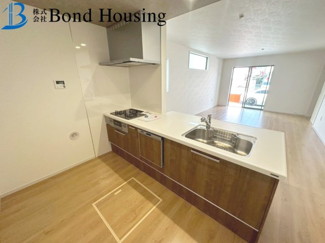 周辺環境充実で生活しやすい　大久保町八木　全2棟　1号棟のキッチン