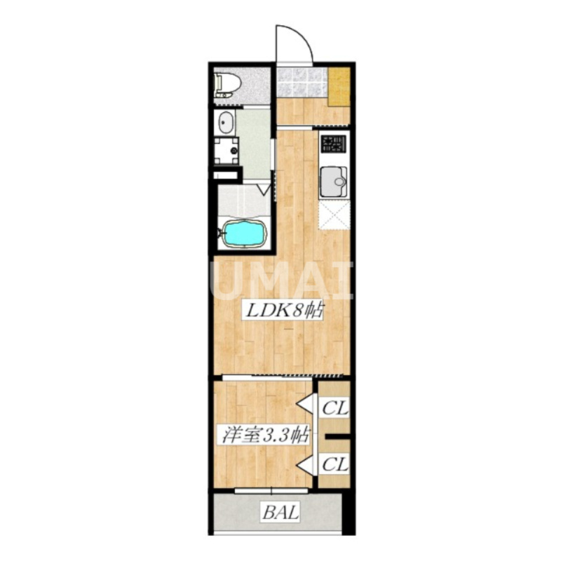 Floridoの間取り|間取図です