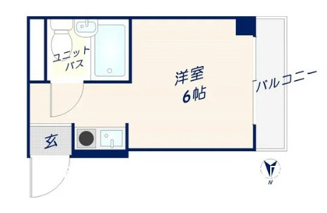 レジデンスイズミの間取り