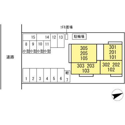 【区画図】 | サントピア新涯Ⅱ
