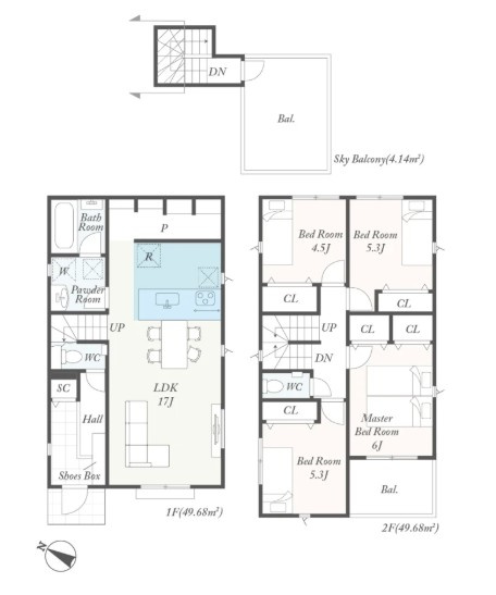 【間取り】 | 綾瀬市第1寺尾釜田 新築戸建 全7棟