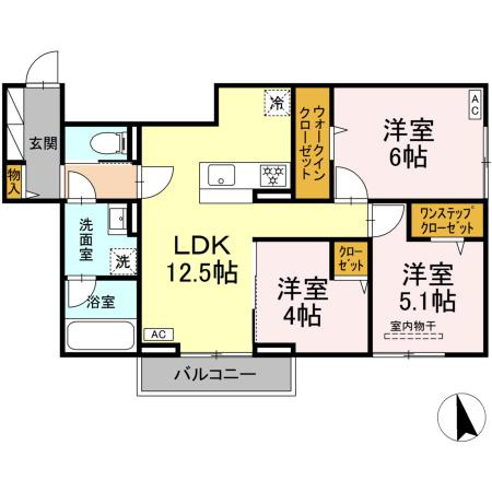 アクシスの間取り