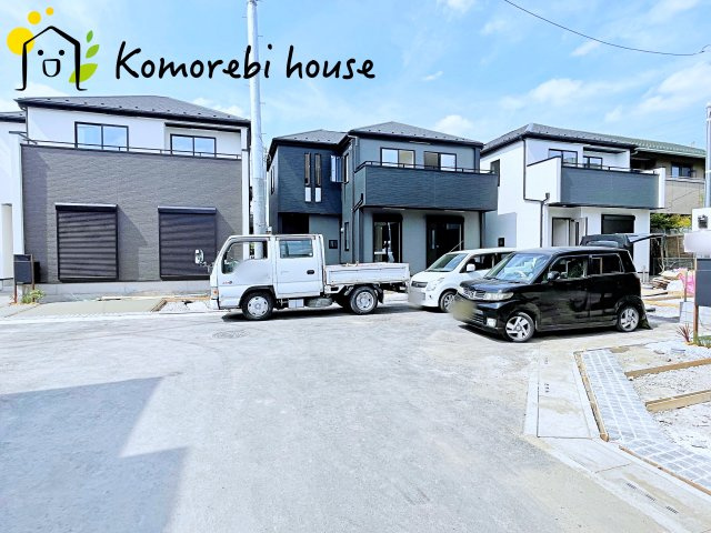 上尾市大谷本郷　9期　新築一戸建て　グラファーレ　08の前面道路含む現地写真|撮影：'26/02/05