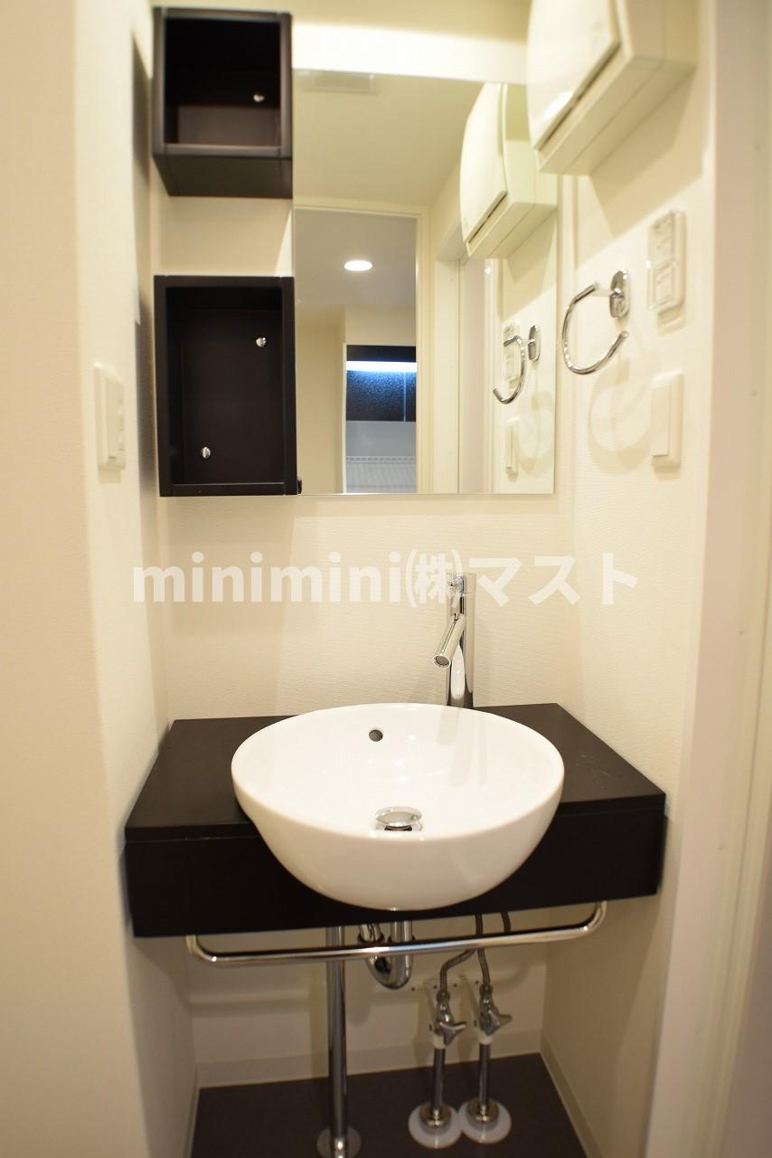 アフルエンス難波の洗面所