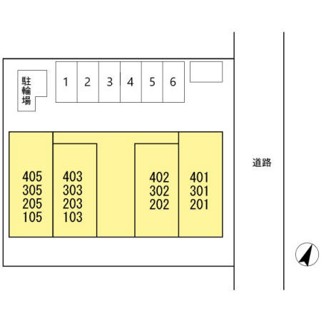 ロイヤルティアラの区画図