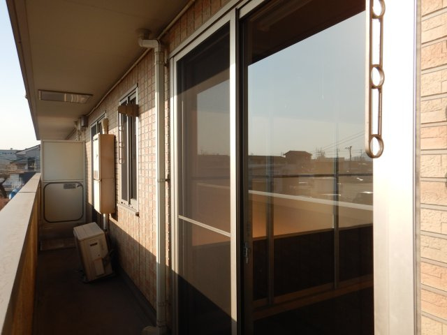 グリーンコスミオンのバルコニー