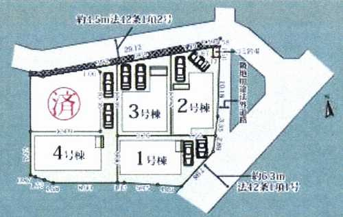 伊勢原市下糟屋2期　新築戸建全5棟　3号棟の区画図