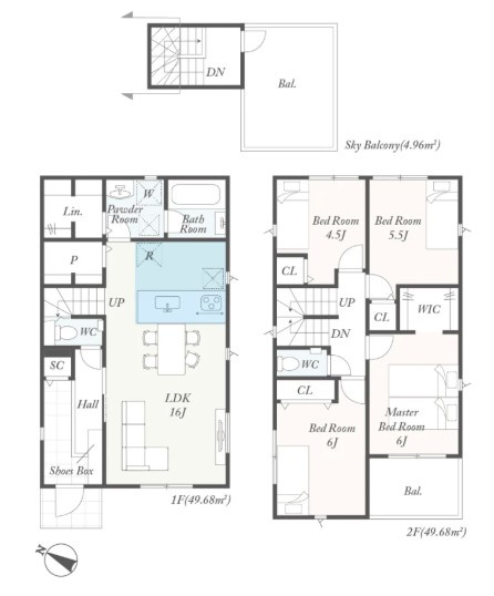【間取り】 | 綾瀬市第1寺尾釜田 新築戸建 全7棟