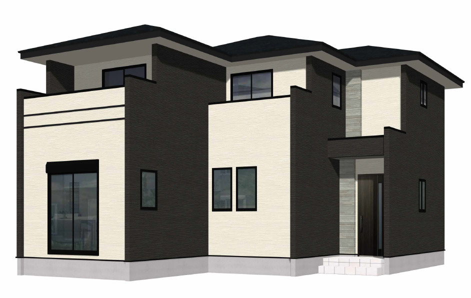 門司区下馬寄1期の外観パース