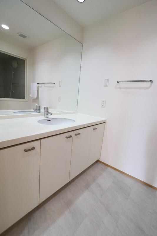 福岡市早良区百道浜１丁目の賃貸マンションの独立洗面台