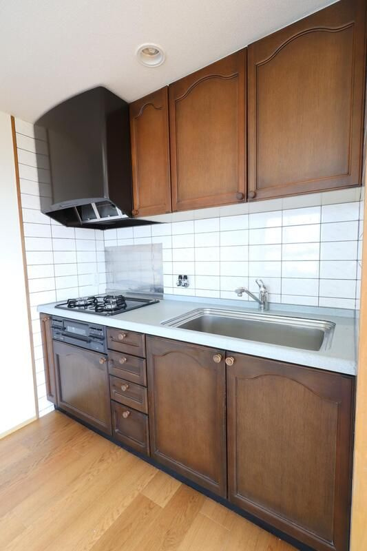 福岡市早良区百道浜１丁目の賃貸マンションのキッチン