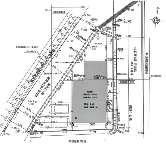 高知市加賀野井2丁目　新築戸建ての土地図