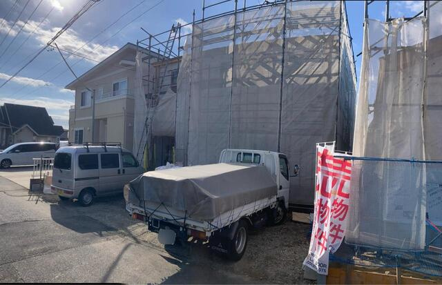 ●津市河芸町上野第6 新築戸建【全2棟】の前面道路含む現地写真