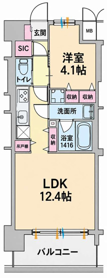 【間取り】 | スプランディッド梅田グランノース