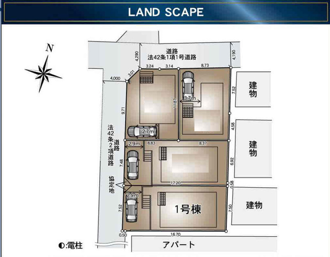 【区画図】 | 座間市入谷西2丁目　新築戸建て　全4棟【仲介手数料無料】 | 【仲介手数料無料でご紹介可能です】大樹不動産