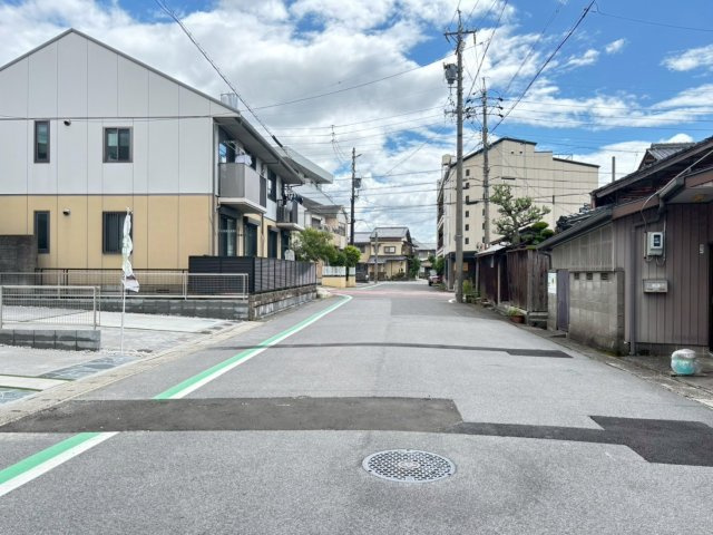新築戸建　大垣市藤江町Ⅱ　全2区画分譲の前面道路含む現地写真|■前面道路　■ヤマダ不動産　株式会社リライフ　
■夢のマイホーム購入をフルサポートします！