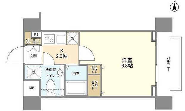 エクセリア九段の間取り