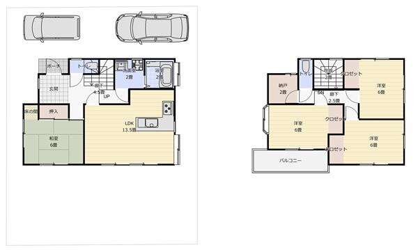 【間取り】 | 高知市潮見台２丁目