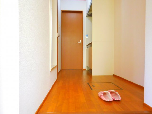 アビタシオン奈佐原A棟の玄関