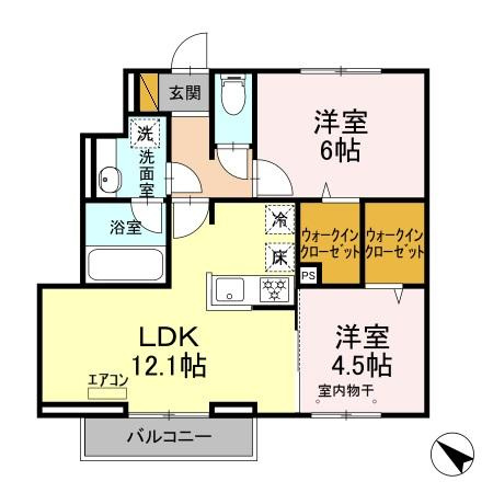 ソレアードの区画図