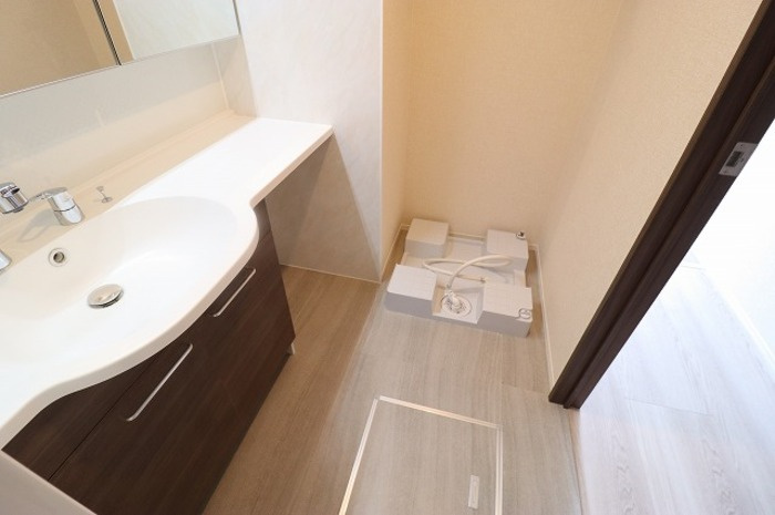 ソレアードの洗面所|洗面所 洗髪洗面化粧台あり