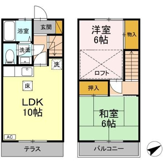 【間取り】 | アーバンクレストⅢ B