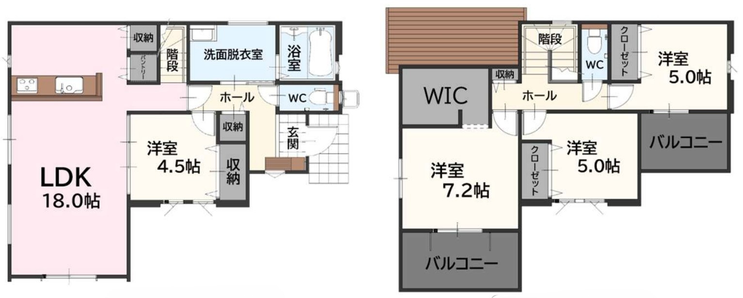 古賀市天神4丁目3期の間取り