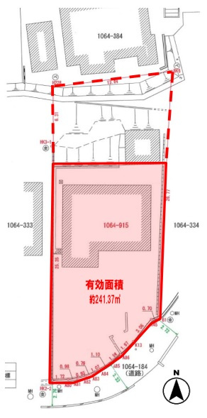 神戸市垂水区舞子坂1丁目の区画図