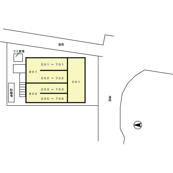 フォンテーヌの区画図