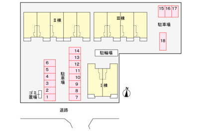 【駐車場】 | オークヒルズⅡ | 駐車場